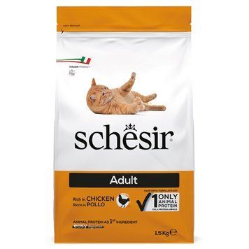 Schesir Cat Adult Chicken сухой корм с курицей для котов, 1.5 кг 796 грн фото