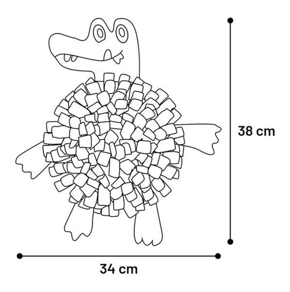 Flamingo Sniffing Carpet Crocodile килимок для ласощів для собак, 38 см 451 грн фото