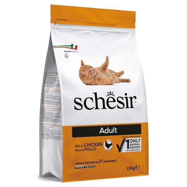 Schesir Cat Adult Chicken сухой корм с курицей для котов, 1.5 кг 796 грн фото