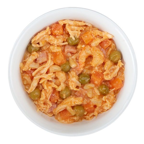 Schesir Taste The World Chicken Paella вологий корм з куркою та креветками для собак, 150 гр 180 грн фото