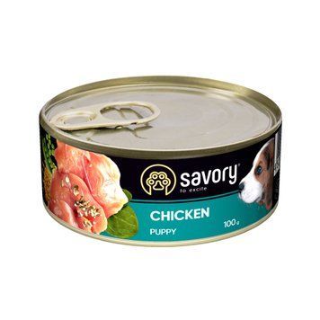 Savory Puppy Chicken вологий корм з куркою для цуценят 100 гр 60 грн фото