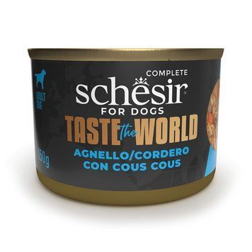 Schesir Taste The World Lamb With Cous Cous влажный корм с ягненком для собак, 150 гр 180 грн фото