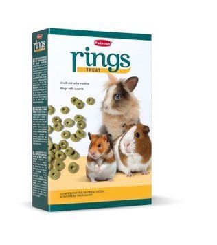 Padovan Rings додатковий корм для кроликів та гризунів, 150 гр 133 грн фото
