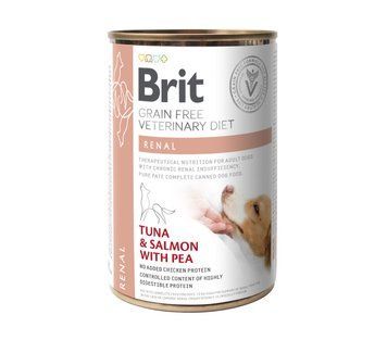 Brit VD Dog Renal вологий корм для собак із захворюваннями нирок, 400 гр 237 грн фото