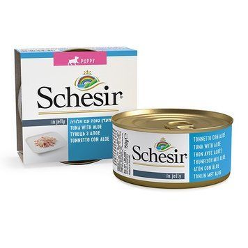 Schesir Tuna Aloe Puppy влажный корм для щенят с тунцом и алоэ, 150 гр 145 грн фото