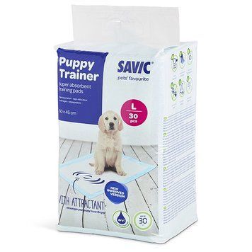 Savic Puppy Trainer одноразові пелюшки для собак, 60 см х 45 см, 30 шт 1 180 грн фото