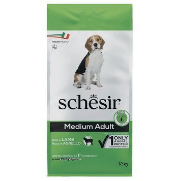 Schesir Dog Medium Adult Lamb сухой корм с ягненком для собак средних пород, 12 кг 3 362 грн фото