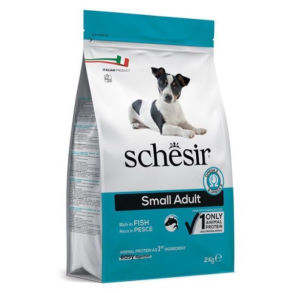 Schesir Dog Small Adult Fish сухий корм з рибою для собак малих порід, 2 кг