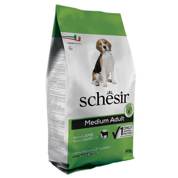 Schesir Dog Medium Adult Lamb сухой корм с ягненком для собак средних пород, 12 кг 3 362 грн фото