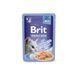 Brit Premium Delicate Fillets in Jelly Salmon влажный корм с лососем для котов, 85 гр 8595602570683 фото 1