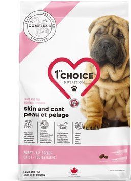1st Choice Puppy Sensitive Skin & Coat All Breeds сухой корм с ягненком и сельдью для щенят, 11 кг 5 166 грн фото