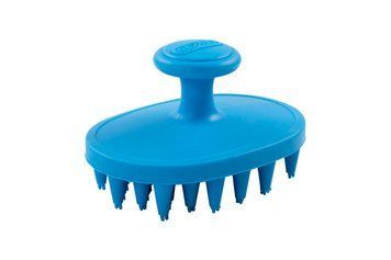 Dexas Brushbuster щітка для купання собак та котів, 10 см, блакитна