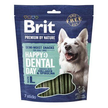 Brit Premium Dental Snacks L ласощі для чищення зубів для собак великих порід, 250 гр 219 грн фото