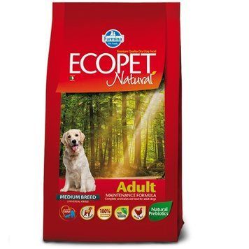 Farmina Ecopet Natural Adult Medium сухий корм із куркою для собак середніх порід, 2.5 кг 552 грн фото