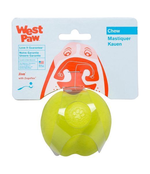 West Paw Jive Dog Ball іграшка для собак зелена, 6 см