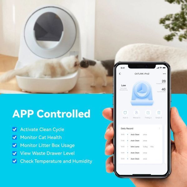 Catlink Scooper Luxury Pro-X смарт-туалет для котів, 71 см х 58 см х 60 см 27 412 грн фото
