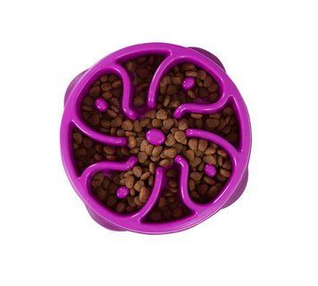 Outward Hound Fun Feeder Slo-Bowl миска-лабіринт для собак, 20 см, фіолетова