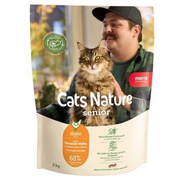 Mera Cats Nature Senior Chiken сухой корм с курицей для пожилых котов, 2 кг