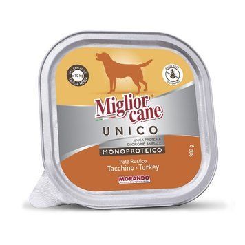 Morando Migliorcane Unico Taccino вологий корм для собак з індичкою, 300 гр 99 грн фото