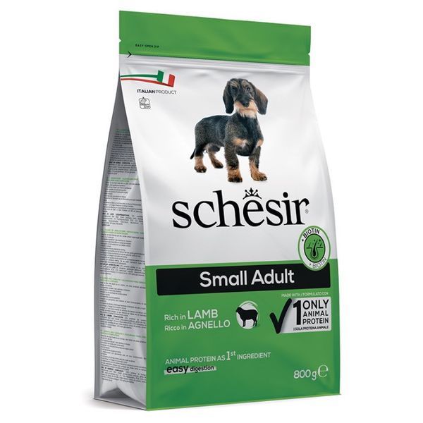 Schesir Dog Small Adult Lamb сухой корм с ягненком для собак малых пород, 800 гр 404 грн фото