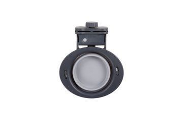 Dexas Collapsible Kennel Bowl миска для собак складана з кріпленням на клітину, 240 мл, сіра
