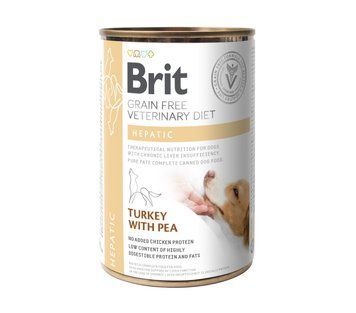 Brit VD Dog Hepatic вологий корм для собак із захворюваннями печінки, 400 гр 237 грн фото