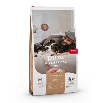 Mera Pure Sensitive Puppy Truthahn & Reis сухой корм с индейкой для щенят всех пород 1 кг 576 грн фото