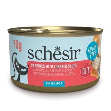 Schesir Grill Sardines Lobster Sauce вологий корм для котів з сардиною та лобстером, 70 гр 103 грн фото