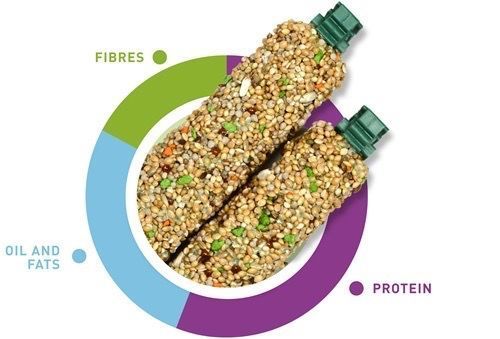 Padovan Stix Vegetable Cocorite ласощі для хвилястих папужок та екзотичних птахів, 80 гр