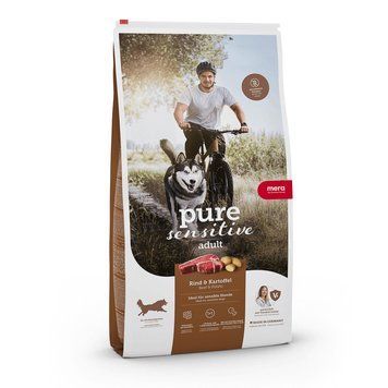 Mera Pure Sensitive Dog Adult Fresh Meat Rind & Kartoffel сухой корм с говядиной для взрослых собак всех пород 1 кг