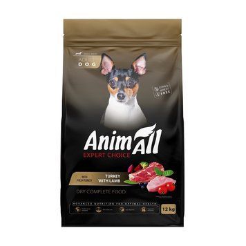 Animall Dog Turkey and Lamb Small Breed сухий корм з індичкою та ягнятиною для собак малих порід, 12 кг