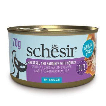 Schesir Grill Mackerel Sardines Squids вологий корм для котів з макреллю та сардиною, 70 гр 103 грн фото