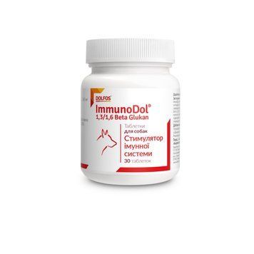 Dolfos ImmunoDol Dog витамины для укрепления иммунитета у собак 30 табл 653 грн фото