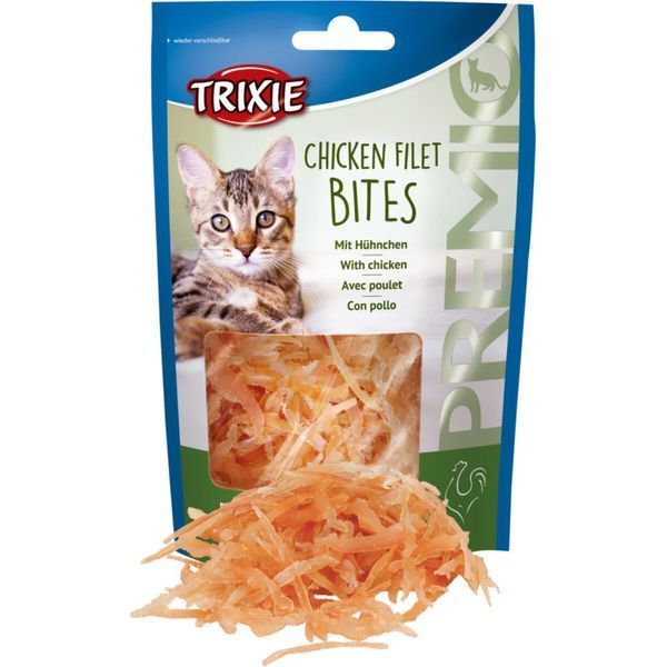 Trixie Premio Chicken Filet Bites лакомство для кошек с курицей 50 гр