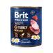 Brit Premium Turkey and Liver вологий корм з індичкою для собак, 800 гр 8595602561810 фото 1