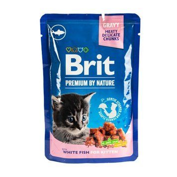 Brit Premium Kitten Fish влажный корм для котят с рыбой, 100 гр 39 грн фото