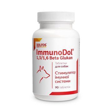 Dolfos ImmunoDol Dog витамины для укрепления иммунитета у собак 90 табл 989 грн фото