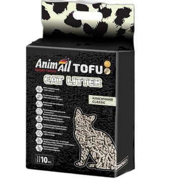 AnimAll Tofu Classic соєвий наповнювач для котячого туалету, 10 л