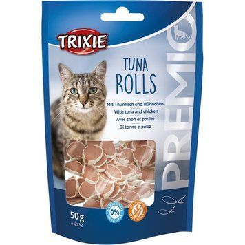 Trixie Premio Tuna Rolls лакомство для кошек с тунцем и курицей 50 гр