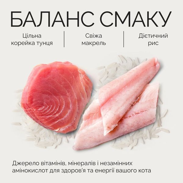 Savory Tuna Fillets Rich In Mackerel In Jelly For Adult Cats вологий корм з тунцем для котів, 70 гр 93 грн фото