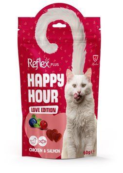 Reflex Plus Happy Hour Love Edition лакомство для котов с курицей и лососем, 60 гр 63 грн фото