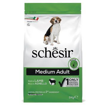 Schesir Dog Medium Adult Lamb сухой корм с ягненком для собак средних пород 3 кг 1 127 грн фото