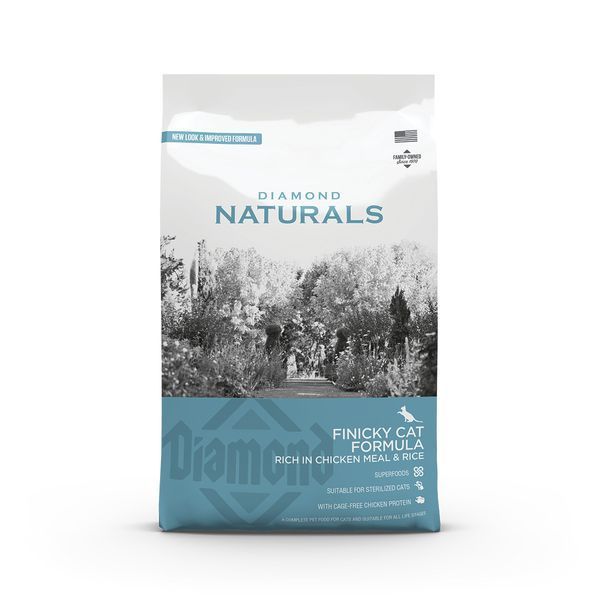 Diamond Naturals Finicky Cat Chicken & Rice сухий корм з куркою для вибагливих котів 3 кг 974 грн фото