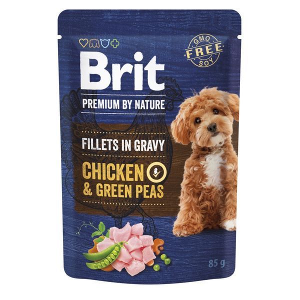 Brit Premium Fillets in Gravy Multipack набір вологого корму для собак малих порід, 12 шт х 85 гр 579 грн фото