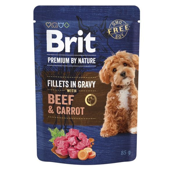 Brit Premium Fillets in Gravy Multipack набір вологого корму для собак малих порід, 12 шт х 85 гр 579 грн фото