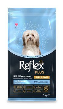 Reflex Plus Skin & Coat Small Breed сухой корм с лососем для собак малых пород, 3 кг 608 грн фото