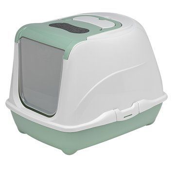 Moderna Flip Cat туалет закрыт для кошек, 50 см х 39 см х 37 см, зеленый 1 225 грн фото