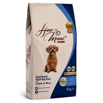 How Meow Dog Adult Mini Lamb сухий корм для собак малих порід з ягнятком, 3 кг 554 грн фото