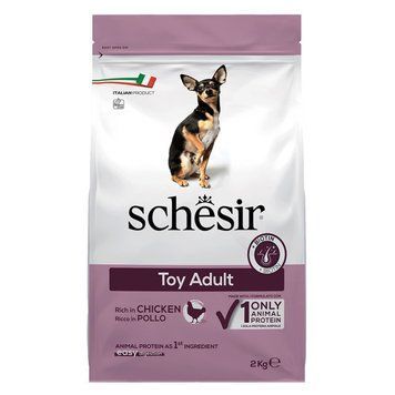 Schesir Dog Toy Adult сухой корм с курицей для собак миниатюрных пород, 2 кг 822 грн фото