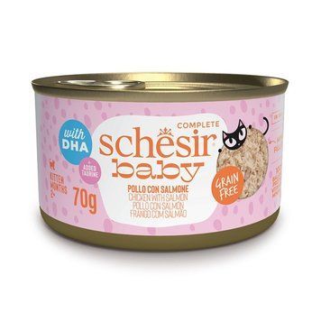 Schesir Ваву Chicken Salmon влажный корм для котят с лососем, 70 гр 114 грн фото